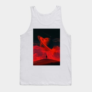 Alone With The Moon Tank Top